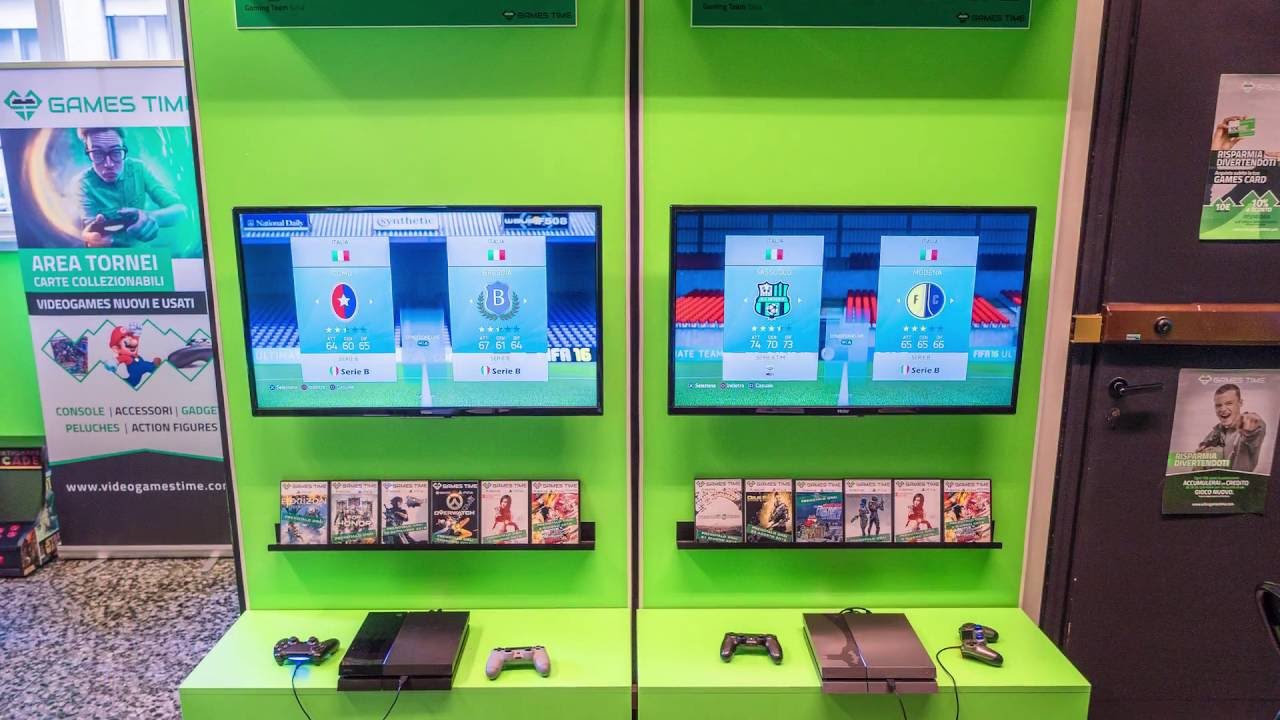 Anteprima video: punto vendita Games Time realizzato